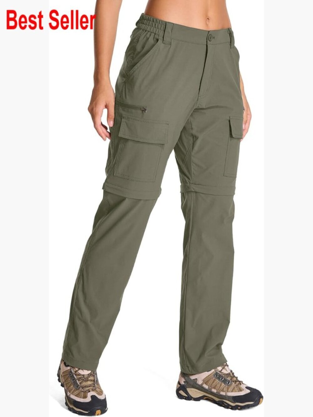 Convertible Hiking Pants Quick Dry Stretch Lightweight Zip Off Cargo